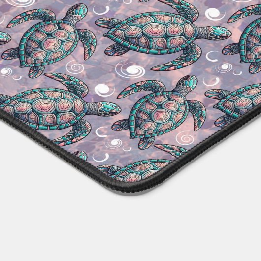 Zee Turtle Ocean Pattern Bureaumat (Hoek)