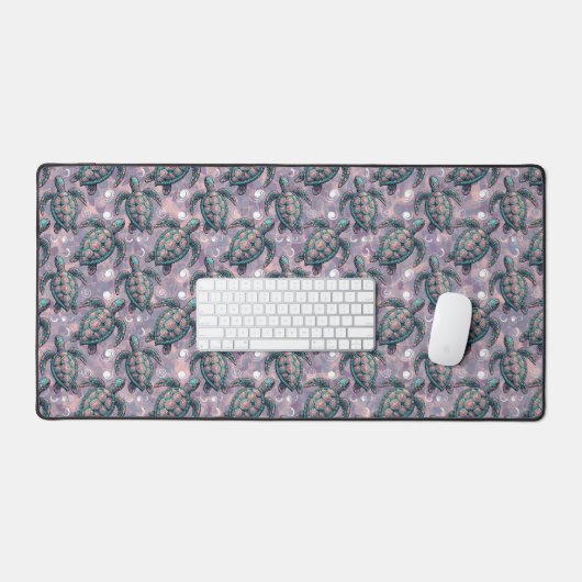 Zee Turtle Ocean Pattern Bureaumat (Keyboard & Muis)