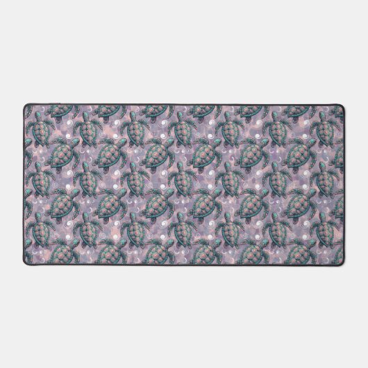 Zee Turtle Ocean Pattern Bureaumat (Voorkant)