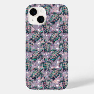 Zee Turtle Ocean Pattern Case-Mate iPhone 14 Hoesje
