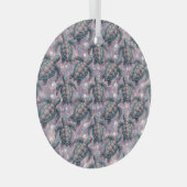 Zee Turtle Ocean Pattern Glas Ornament (Voorkant Rechts)
