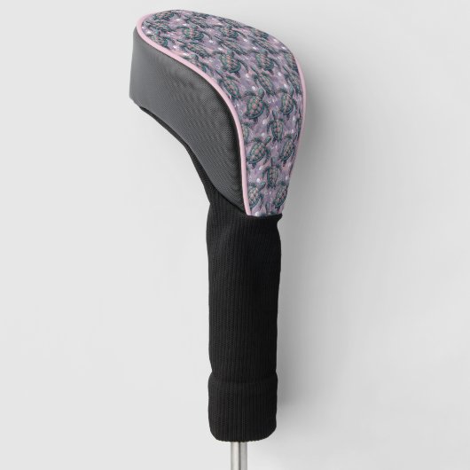 Zee Turtle Ocean Pattern Golfheadcover (Schuin)