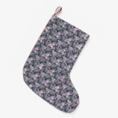 Zee Turtle Ocean Pattern Kleine Kerstsok (Voorkant (Hangend))