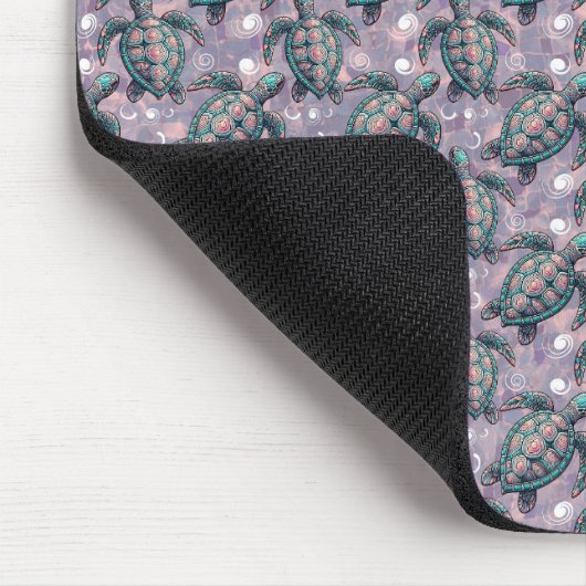 Zee Turtle Ocean Pattern Muismat (Hoek)