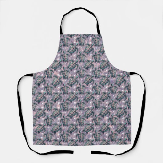 Zee Turtle Ocean Pattern Schort (Voorkant)