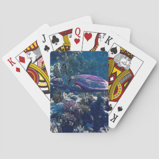 Zee Turtle Ocean Pokerkaarten