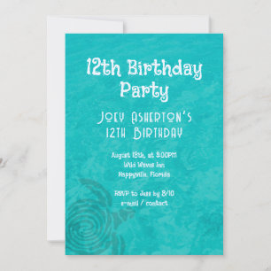 Zee Turtle Ocean Thmed Surprise Party Kaart