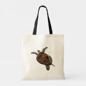 Zee Turtle Ocean Zee Turtle Tote Bag (Achterkant)