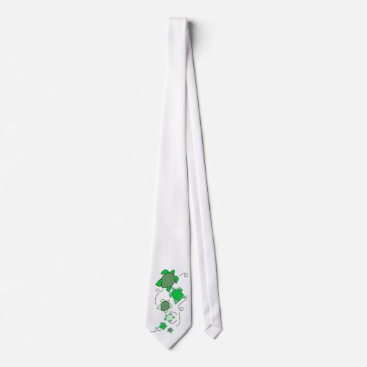 Zee Turtle Ohana Line stropdas (Voorkant)