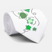 Zee Turtle Ohana Line stropdas (Opgerold)