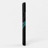 Zee Turtle on Black Case-Mate iPhone Case (Achterkant/rechts)