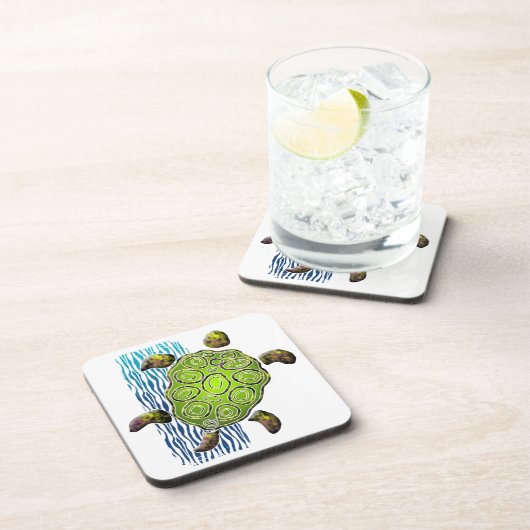 Zee Turtle Onderzetter (Rechterzijde)