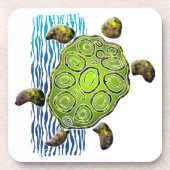 Zee Turtle Onderzetter (Voorkant)