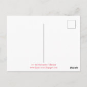 Zee Turtle op Tropical Beach Briefkaart (Achterkant)