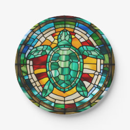 Zee Turtle Papieren Bordje