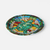 Zee Turtle Papieren Bordje (Gekanteld)