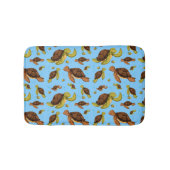 Zee Turtle Pattern Badmat (Voorkant)