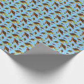Zee Turtle Pattern Cadeaupapier (Hoek)