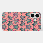 Zee Turtle Pattern Case-Mate iPhone Case (Achterkant (horizontaal))