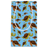 Zee Turtle Pattern Klein Cadeauzakje (Voorkant)