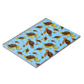 Zee Turtle Pattern Notitieboek (Linkerzijde)