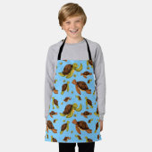 Zee Turtle Pattern Schort (Gedragen)