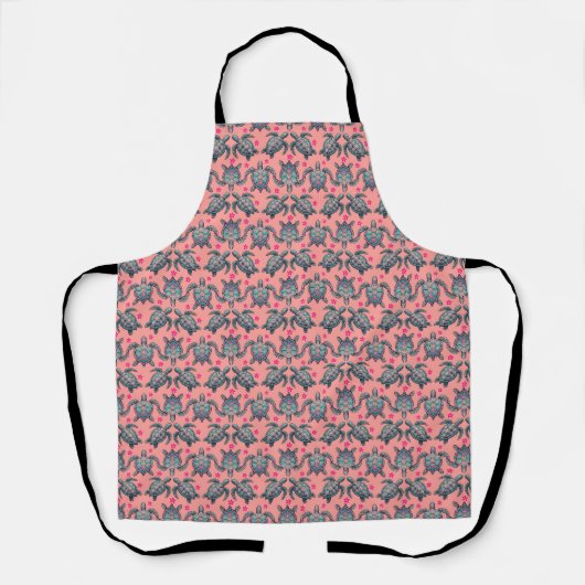 Zee Turtle Pattern Schort (Voorkant)