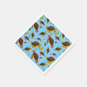 Zee Turtle Pattern Servet (Hoek)