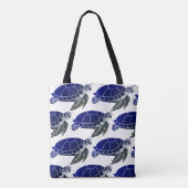 Zee Turtle Pattern Tote Bag (Achterkant)