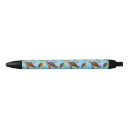 Zee Turtle Pattern Zwarte Inkt Pen