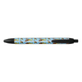 Zee Turtle Pattern Zwarte Inkt Pen (Achterkant)