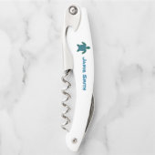 Zee Turtle - Personaliseer Kurkentrekker (Voorkant)