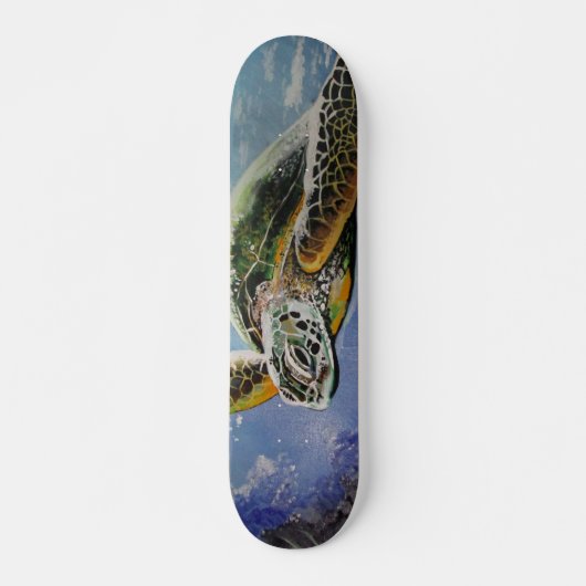 Zee Turtle Persoonlijk Skateboard (Voorkant)
