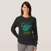 Zee Turtle Planet Love World Environment Earth Da T-shirt (Voorkant volledig)