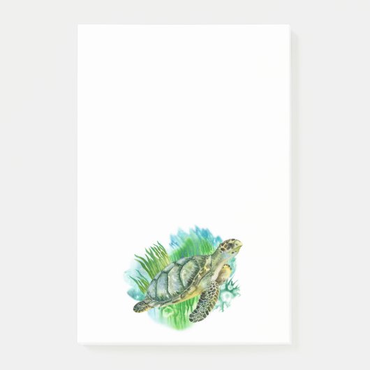 Zee Turtle Post-it® Notes (Voorkant)