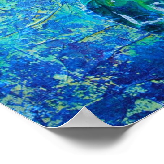 Zee Turtle Poster (Hoek)