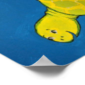 Zee Turtle Poster (Hoek)