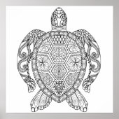 ZEE TURTLE POSTER (Voorkant)