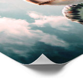 Zee Turtle Poster (Hoek)