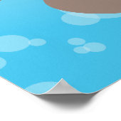 Zee Turtle Poster (Hoek)