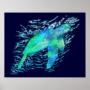 Zee Turtle Poster