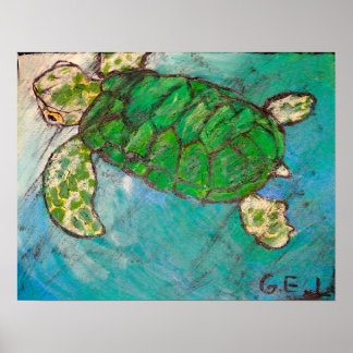Zee Turtle Poster