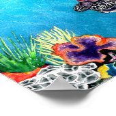 Zee Turtle Poster (Hoek)