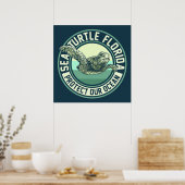 Zee Turtle Protection Poster (Keuken)