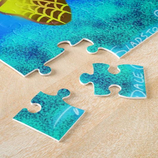 Zee Turtle Puzzle 12a Legpuzzel (Zijkant)