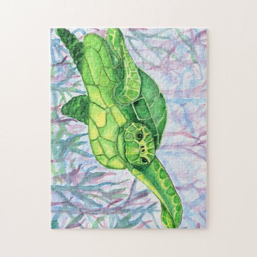 Zee Turtle Puzzle Legpuzzel (Verticaal)