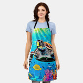 Zee Turtle Reef Life Schort (Gedragen)