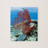 Zee Turtle Resting Legpuzzel (Verticaal)