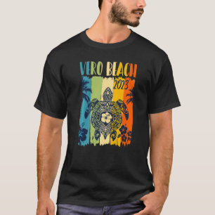 Zee Turtle Retro Vero Beach Florida Family Vacatio T-shirt