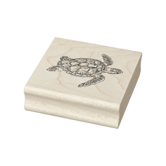 Zee Turtle Rubberstempel (Stempel)
